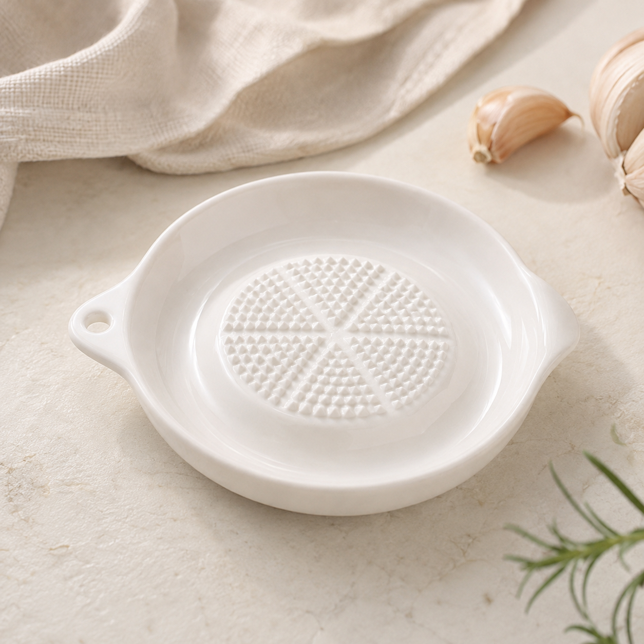 Ceramiczna tarka do czosnku i imbiru